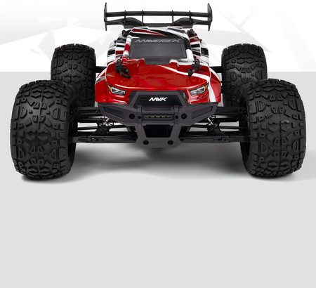 Samochód zdalnie sterowany RC #150407 Quantum2 XT Flux 1/10th Stadium Truck - Red Model Auto RC