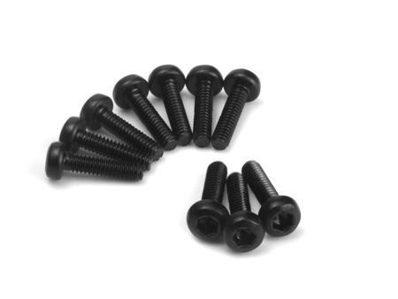 #161178 Button Head Screw M1.7x7mm (Hex Socket/10pcs)
