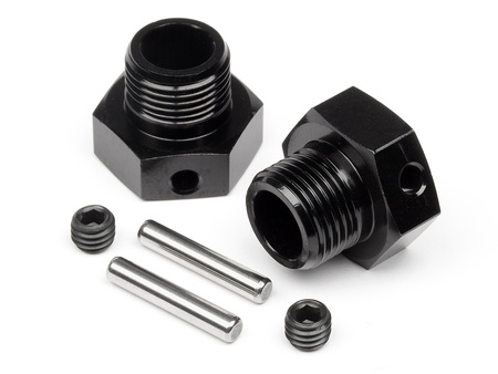#67804 Wheel Hex Hub 6.7mm (2pcs/Black)