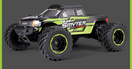 Samochód zdalnie sterowany RC #540251 Smyter MT Turbo 1/12 4WD 3S Brushless - Green Model auto RC