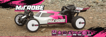 Samochód zdalnie sterowany RC #150851 Maverick Microbe 1/24th Buggy – Pink Model RC Auto