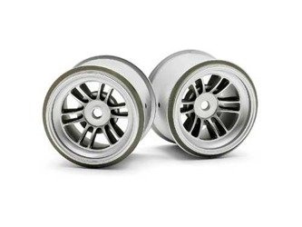 FT01 PRECISION WHEEL SET (SILVER/REAR/2PCS)