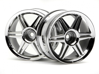 12 SPOKE CORSA WHEEL CHROME 26mm (3mm OFFSET)