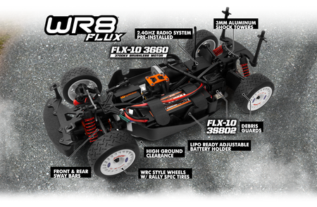 Samochód zdalnie sterowany RC #160558 WR8 Flux 1996 Ford Escort RS Cosworth Model Auto RC