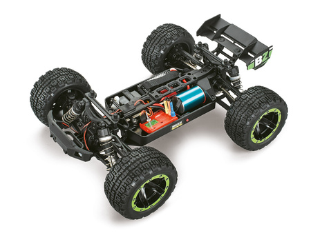 Samochód zdalnie sterowany RC #540202 Slyder ST Turbo 1/16 4WD 2S Brushless - Green Model Auto RC