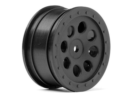 St-8 Wheel Black (0Mm Offset/2Pcs) #103039