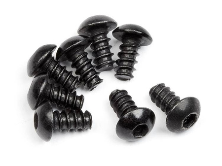 TP. BUTTON HEAD SCREW M3x6mm (HEX SOCKET/8pcs) #103672