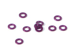 #Z814 Aluminium Washer 3 X 6 X 0.75Mm (Purple/10 Pcs)