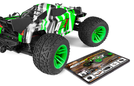 Samochód zdalnie sterowany RC #150408 Quantum2 XT Flux 1/10th Stadium Truck - Green Model Auto RC