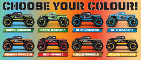 Samochód zdalnie sterowany RC #540200 Slyder MT Turbo 1/16 4WD 2S Brushless - Green Model Auto RC