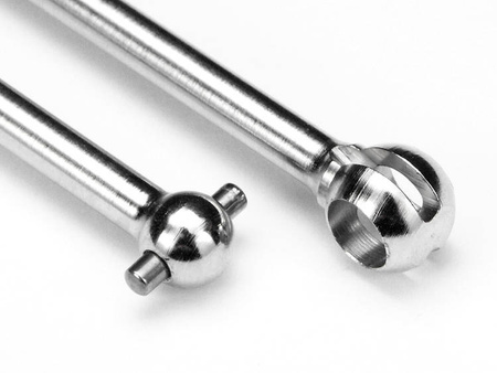 Drive Shaft 6X40Mm (Silver/2Pcs) #86199