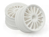 WR8 Tarmac Wheel White (2.2inch/57X35Mm/2Pcs) #108075