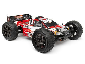 CLEAR TROPHY TRUGGY FLUX BODY W/WINDOW MASK/DECALS #101717