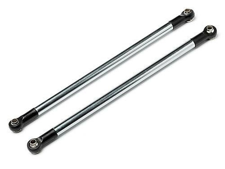 Steering Linkage 146mm Gunmetal 2pcs (Scout RC)