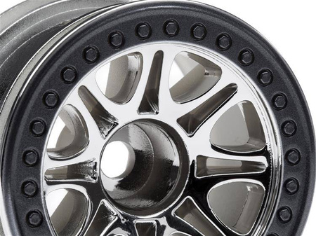 Split 8 Truck Wheel (Chrome/2Pcs) #113336