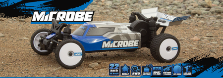 Samochód zdalnie sterowany RC #150800 Maverick Microbe 1/24th Buggy – Blue Model RC Auto