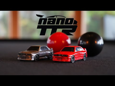 Samochód zdalnie sterowany RC #160991 nano-TTR BMW M3 Ravaglia Dark Silver Model Auto RC