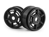 QuantumR Muscle Car Wheel (Black/2pcs) #150293