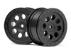 St-8 Wheel Black (0Mm Offset/2Pcs) #103039