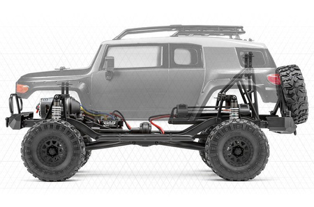 Samochód zdalnie sterowany RC #117255 Venture Scale Builder Kit Model Auto RC