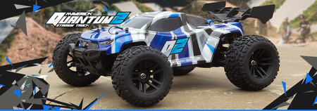 Samochód zdalnie sterowany RC #150402 Quantum2 XT 1/10th Stadium Truck - Blue Model Auto RC