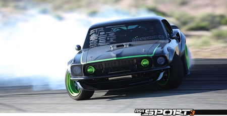 Samochód zdalnie sterowany RC #120102 Sport 3 1969 Ford Mustang VGJR RTR-X Model Auto RC