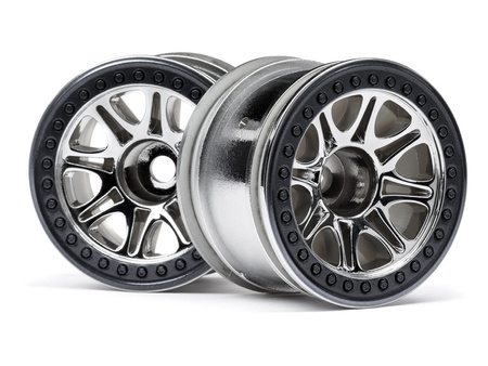 SPLIT 8 TRUCK WHEEL (2.2in/CHROME/2PCS) #113336