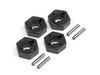 12MM WHEEL HEX HUB SET (4PCS) #115308