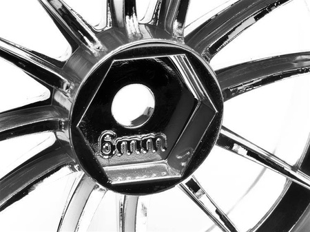 WORK XSA 02C WHEEL 26mm CHROME/GOLD (6mm OFFSET)