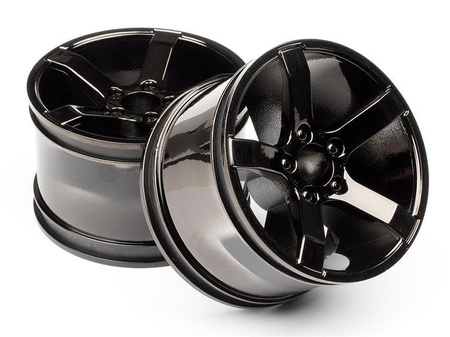 #101309 Bullet Mt Wheels Black Chrome (Pr)
