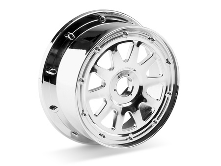 TR-10 WHEEL CHROME (120x65mm/-10mm OFFSET) #104977