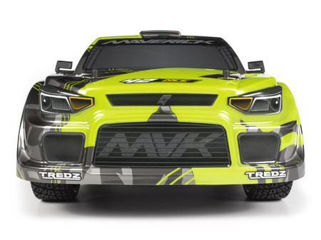 QuantumRX Rally Car Body - Fluoro Green #150364