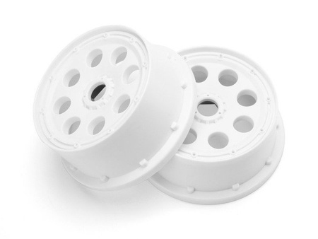 OUTLAW WHEEL WHITE (120X60MM/-4MM OFFSET/2PCS)