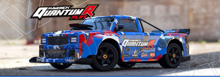 Samochód zdalnie sterowany RC #150312 QuantumR Flux 4S 1/8 4WD Race Truck - Blue/Red Model Auto RC