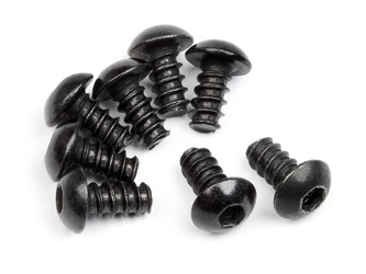 Tp. Button Head Screw M3X6Mm (Hex Socket/8Pcs) #103672