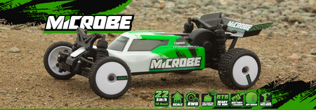 Samochód zdalnie sterowany RC #150803 Maverick Microbe 1/24th Buggy – Green Model RC Auto