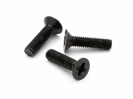 Flat Head Screw M3 X 12Mm (6Pcs) #Z528