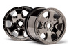 Warlock Wheel Black Chrome (83X56Mm/2Pcs) #105801