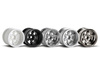 SPIKE TRUCK WHEEL (SHINY CHROME/2PCS)