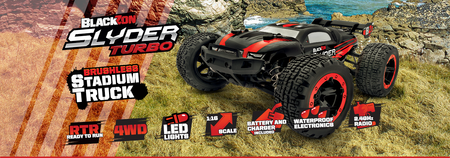 Samochód zdalnie sterowany RC #540217 Slyder ST Turbo 1/16 4WD 2S Brushless - Red Model Auto RC