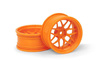 TECH 7 WHEEL ORANGE (9MM/2PCS) #120251