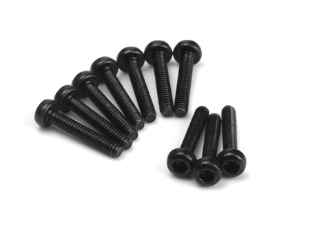 #161179 Button Head Screw M1.7x10mm (Hex Socket/10pcs)