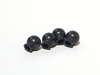 Ball 6.8X7.3X3Mm (Black/4Pcs) #86059