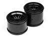 FT01 WHEEL SET (BLACK/FRONT 2pcs/REAR 2pcs) #102824