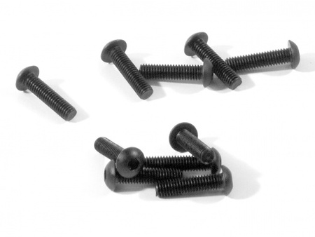 #Z354 Button Head Screw M3X12Mm (Hex Socket/10 Pcs)