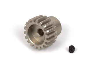 18T Aluminium Pinion Gear (0.8 M / 32DP 3.175 Shaft) #150628