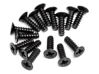 Countersunk Cross Head Self-Tapping Screw M3x10mm (15Pcs) #MV22052