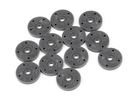 #107367 4 And 5 Hole Shock Piston Set (1.2/1.3/1.4mm)