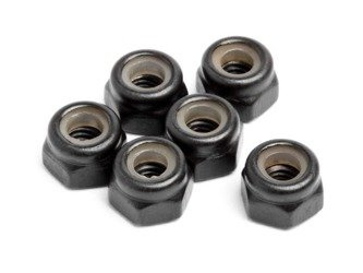 M3 Nylon Locknut  (6Pcs) #MV22062