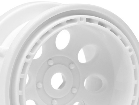 ROCK 8 BEAD LOCK WHEEL WHITE (55x36mm/2pcs)